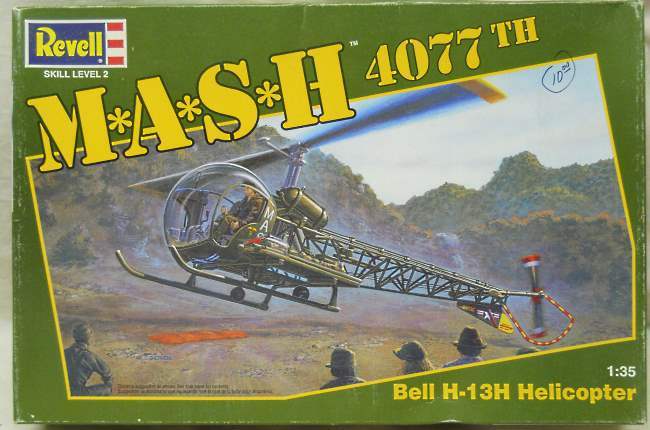 Revell 1/35 MASH 4077th Bell H-13H Helicopter - (M*A*S*H) (Bell 47), 4334 plastic model kit